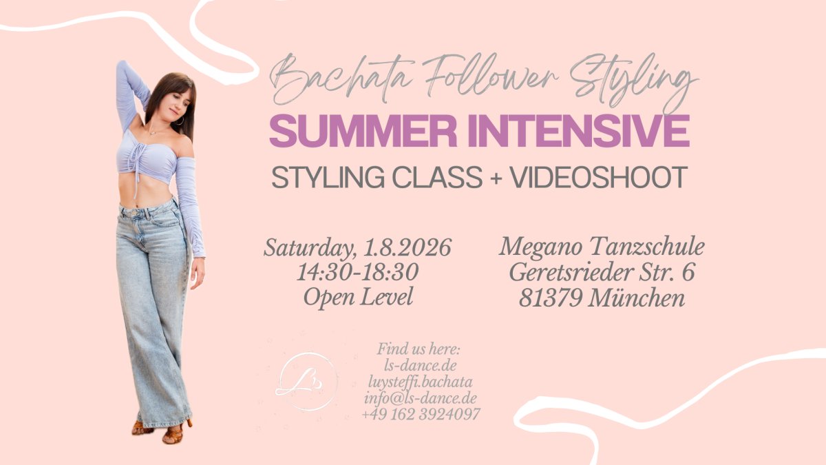 Summer Styling Intensive – Bachata Follower Experience ☀️