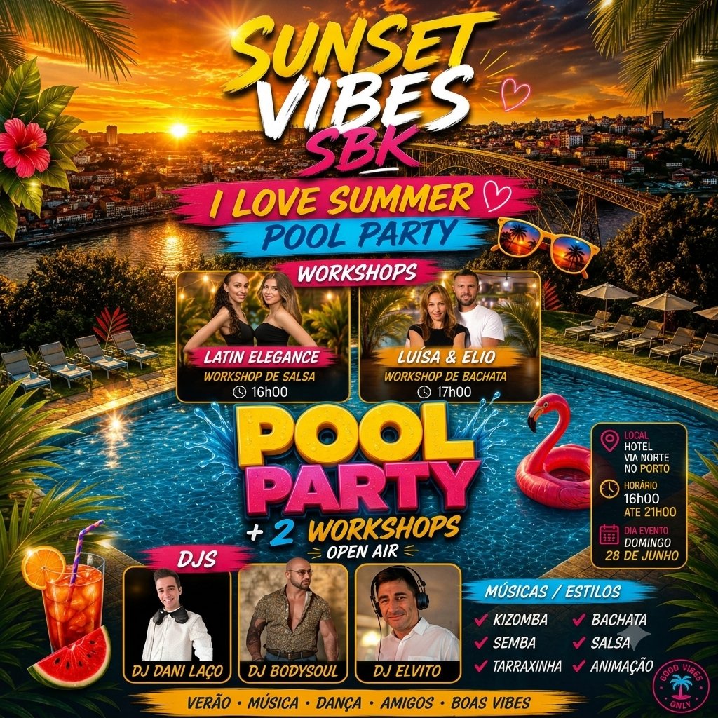 SUNSET VIBS - I LOVE SUMMER - NO PORTO