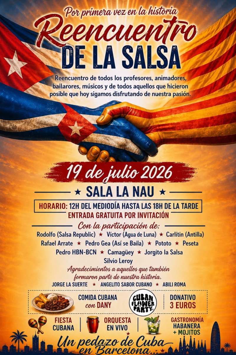 Reencuentro de la Salsa en Barcelona: leyendas, música en vivo y comida cubana