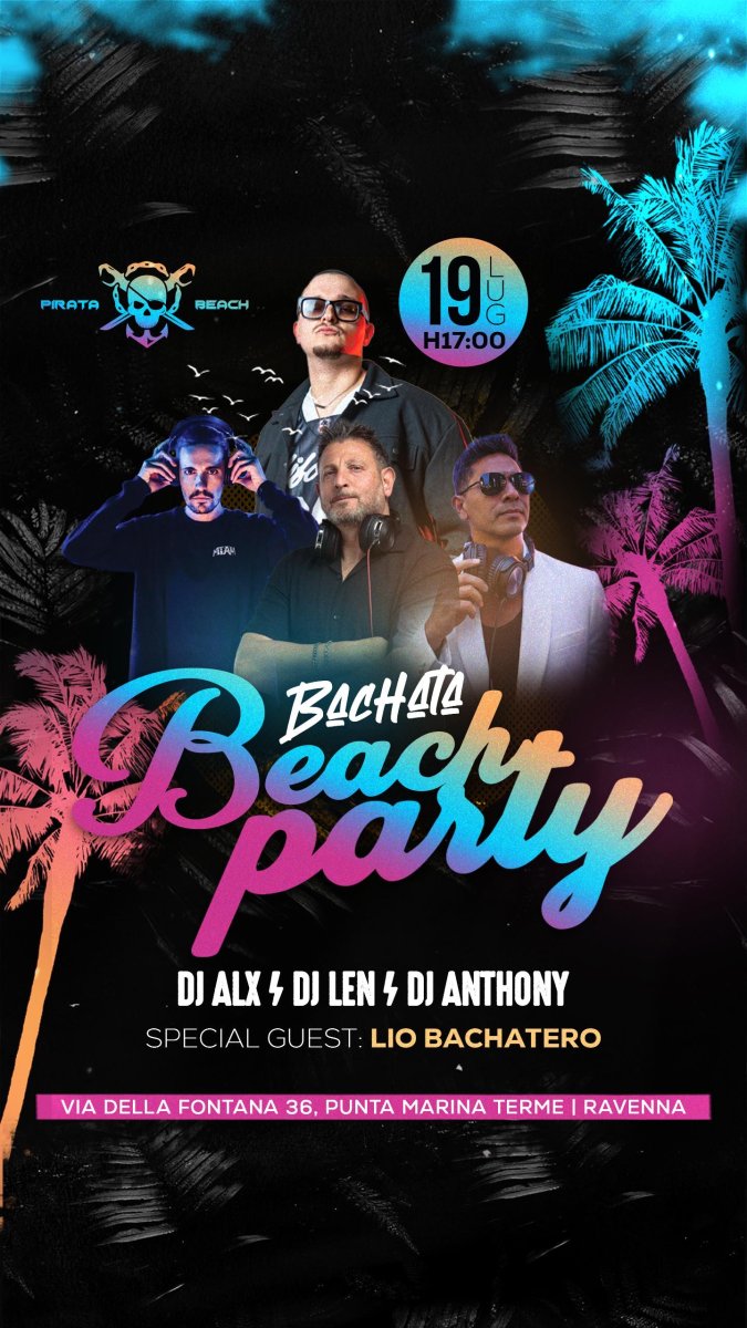 19 LUGLIO - BACHATA BEACH PARTY