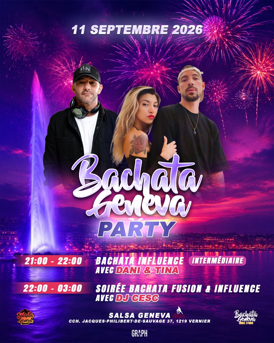 Bachata Geneva Party - September 2026