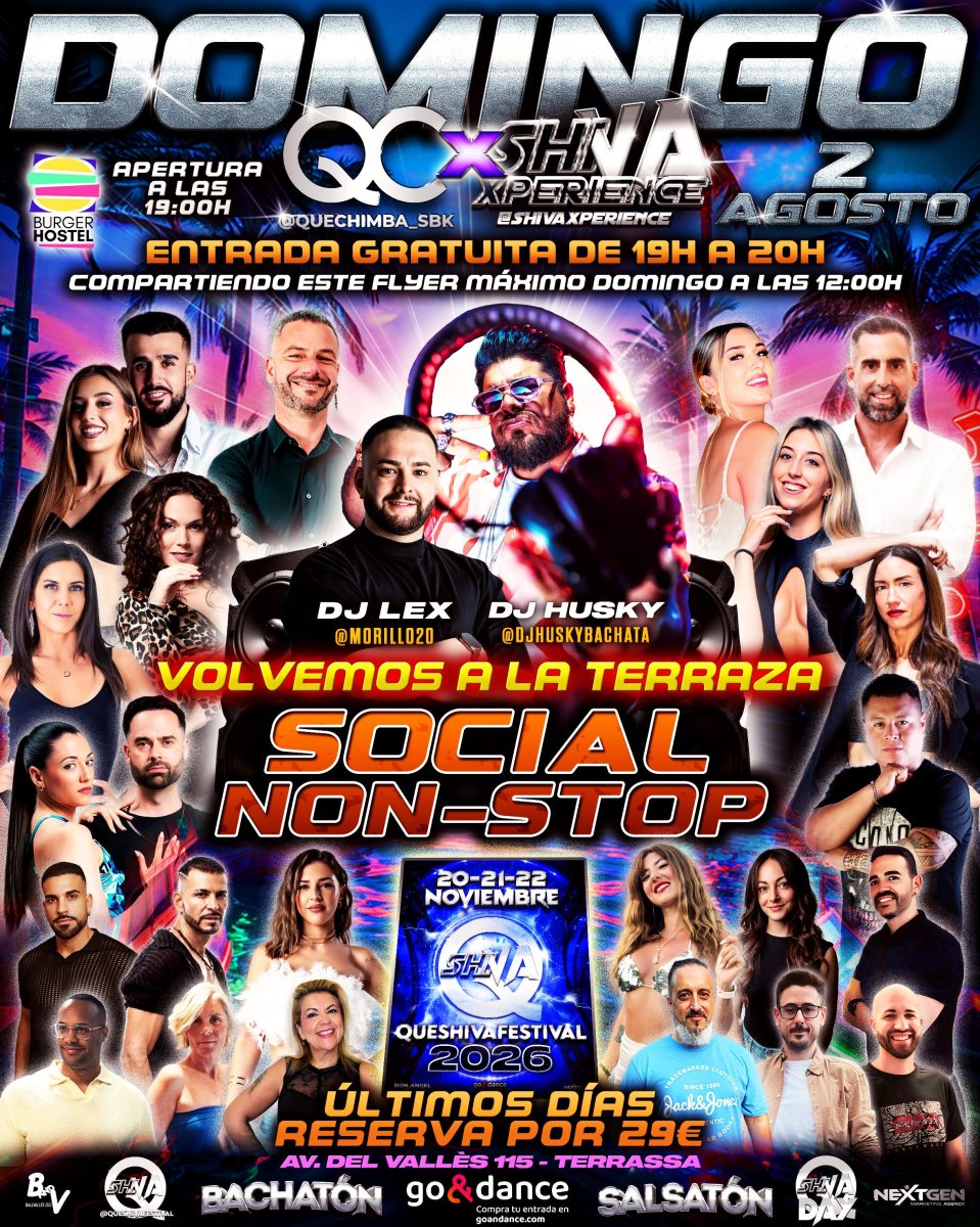 🔥 DOMINGO 2 DE AGOSTO GRATIS* QC ❌ SHIVA 🔥