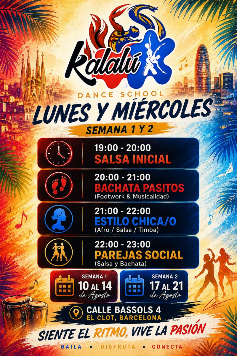 INTENSIVO AGOSTO - SALSA/BACHATA
