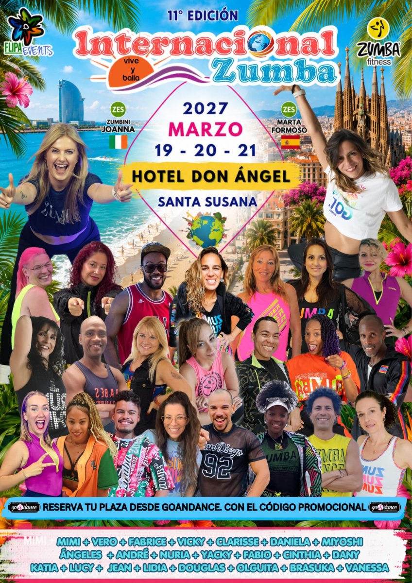 Zumba internacional  11° edición 2027