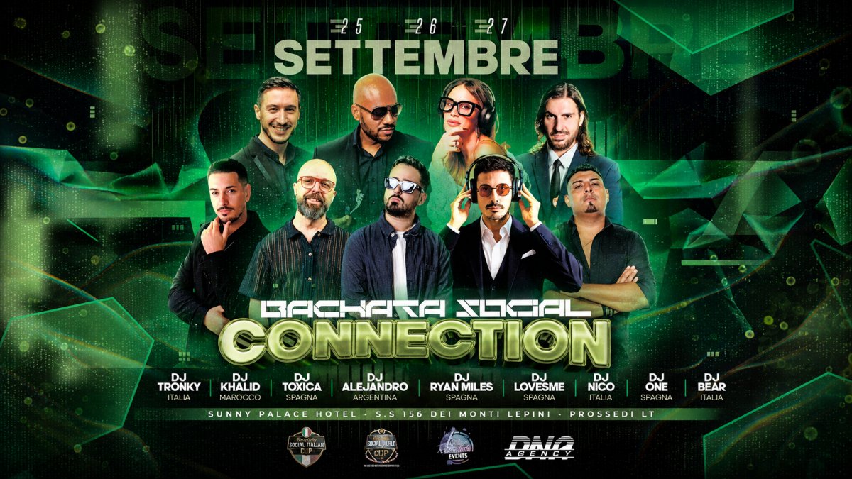 25/26/27 SETTEMBRE - BACHATA SOCIAL CONNECTION 