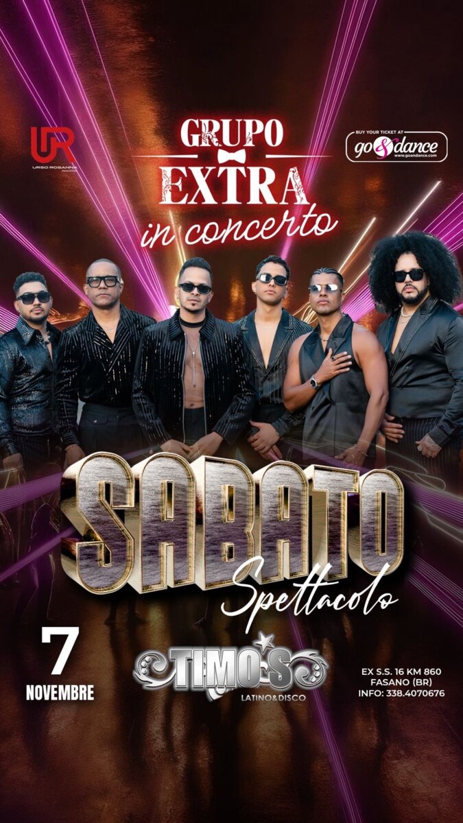 GRUPO EXTRA EN CLUB TIMOS FASANO PUGLIA