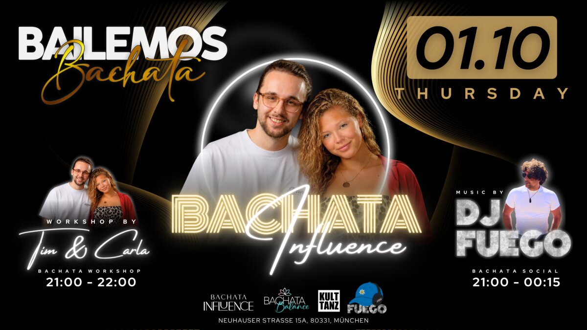 BAILEMOS Bachata with Tim & Carla from Ulm