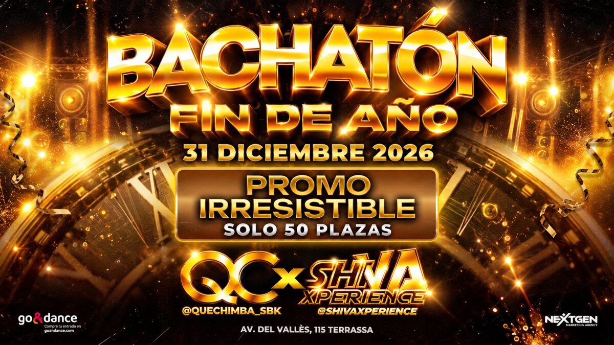 🎉🥂🍾 BACHATÓN FIN DE AÑO 🎉🥂🍾 EL ÚLTIMO FIESTÓN DEL AÑO QC x SHIVA 🎉🥂🍾