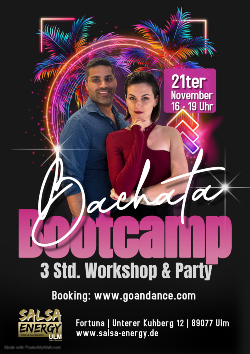 Bachata Bootcamp Ulm & Fortuna Night Party
