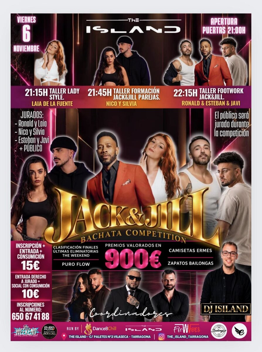 Jack & Jill Viernes 6 Noviembre 